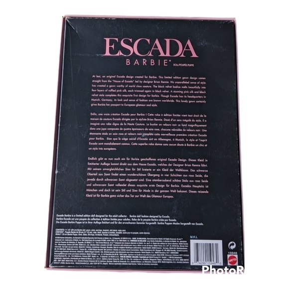 NRFB 1996 Escada Limited Edition Barbie® Doll BARBIECORE - Picture 7 of 9